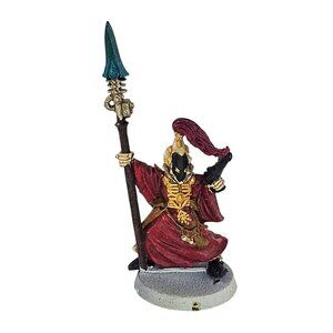 Eldar Warlock w/ Singing Spear Metal Citadel Farseer Rogue Trader 90s L195